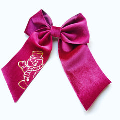 Christmas Velvet Cheer Bows