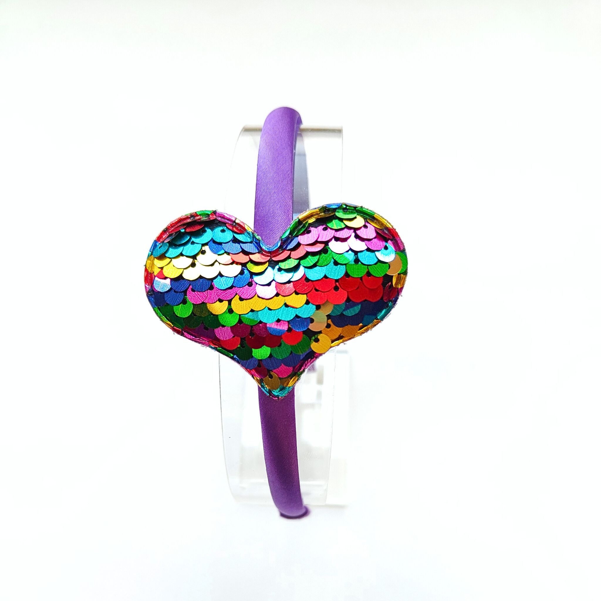 Rainbow Heart Hairband