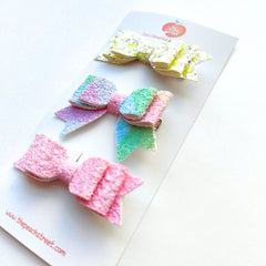 Pastel Perfection Set of 3 Bows