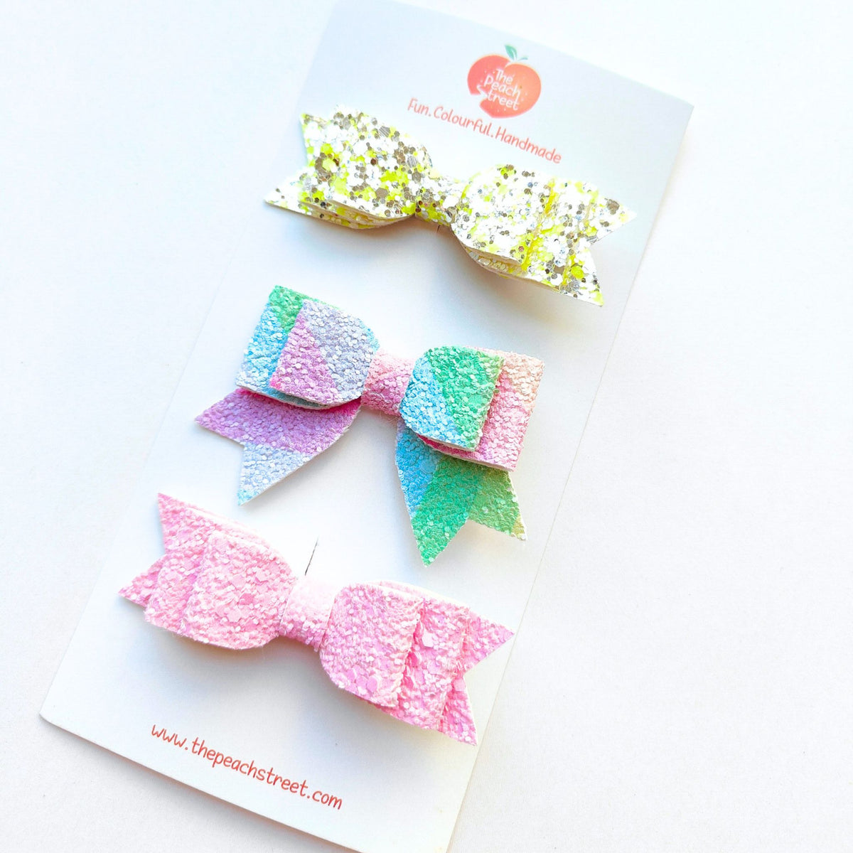 Pastel Perfection Set of 3 Bows