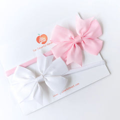 Sugar & Snow Pinwheel Bow Headband Set of 2