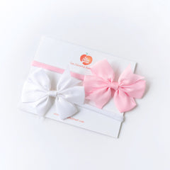 Sugar & Snow Pinwheel Bow Headband Set of 2