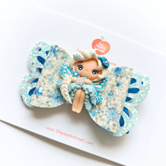 The Frosted Fairy Elsa Bow