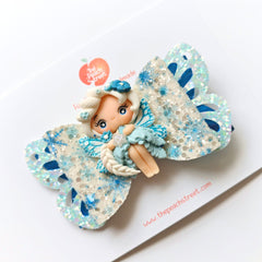 The Frosted Fairy Elsa Bow