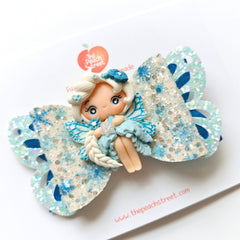 The Frosted Fairy Elsa Bow