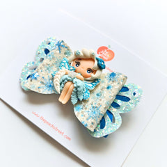 The Frosted Fairy Elsa Bow