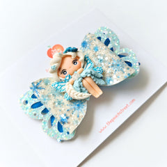 The Frosted Fairy Elsa Bow