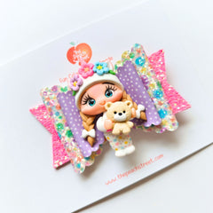 Slumber Party Sparkle Bow