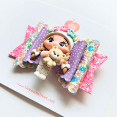 Slumber Party Sparkle Bow