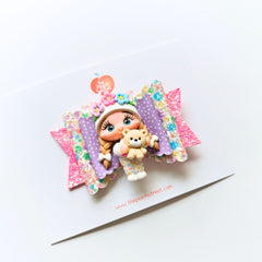 Slumber Party Sparkle Bow