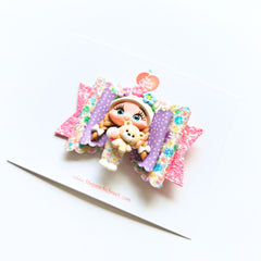 Slumber Party Sparkle Bow