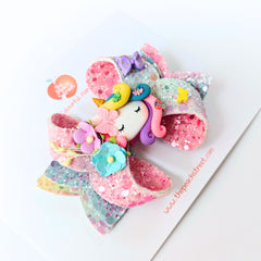 Unicorn Garden Posey Bow