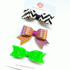 Set of 3 Spooky Bows
