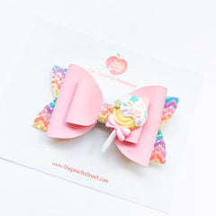 Rainbow Candy Bow