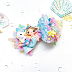 Mystical Unicorn Mermaid & Uni-Seahorse Bow