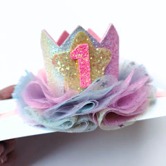 Fairy Princess Wand & Crown- Colours of the Unicorn