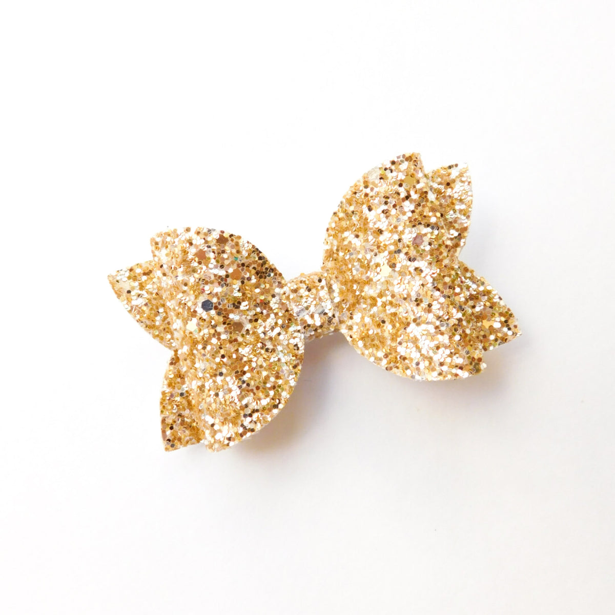 Gold Glitter Bow