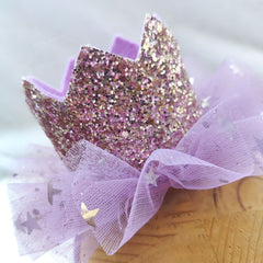 Magical Sparkly Cape/Wand/Crown- Light Purple