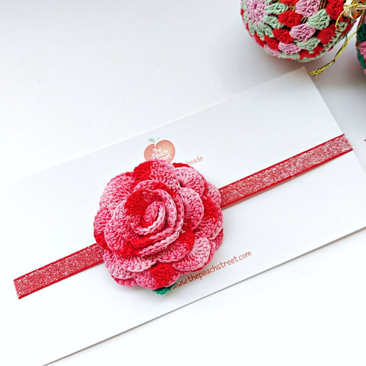 Red Rose Headband