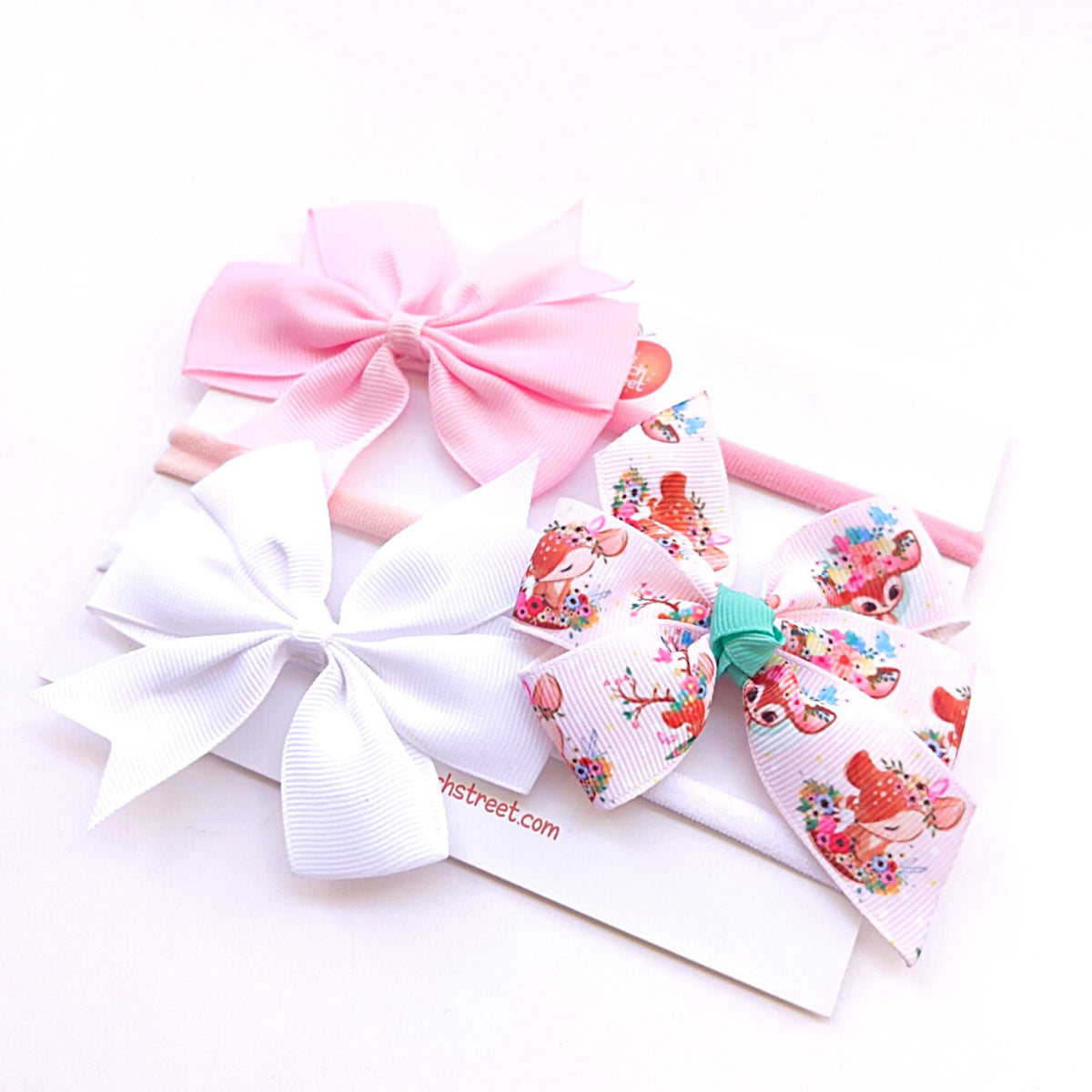 Set of 3 Baby Headbands - Bambi Set