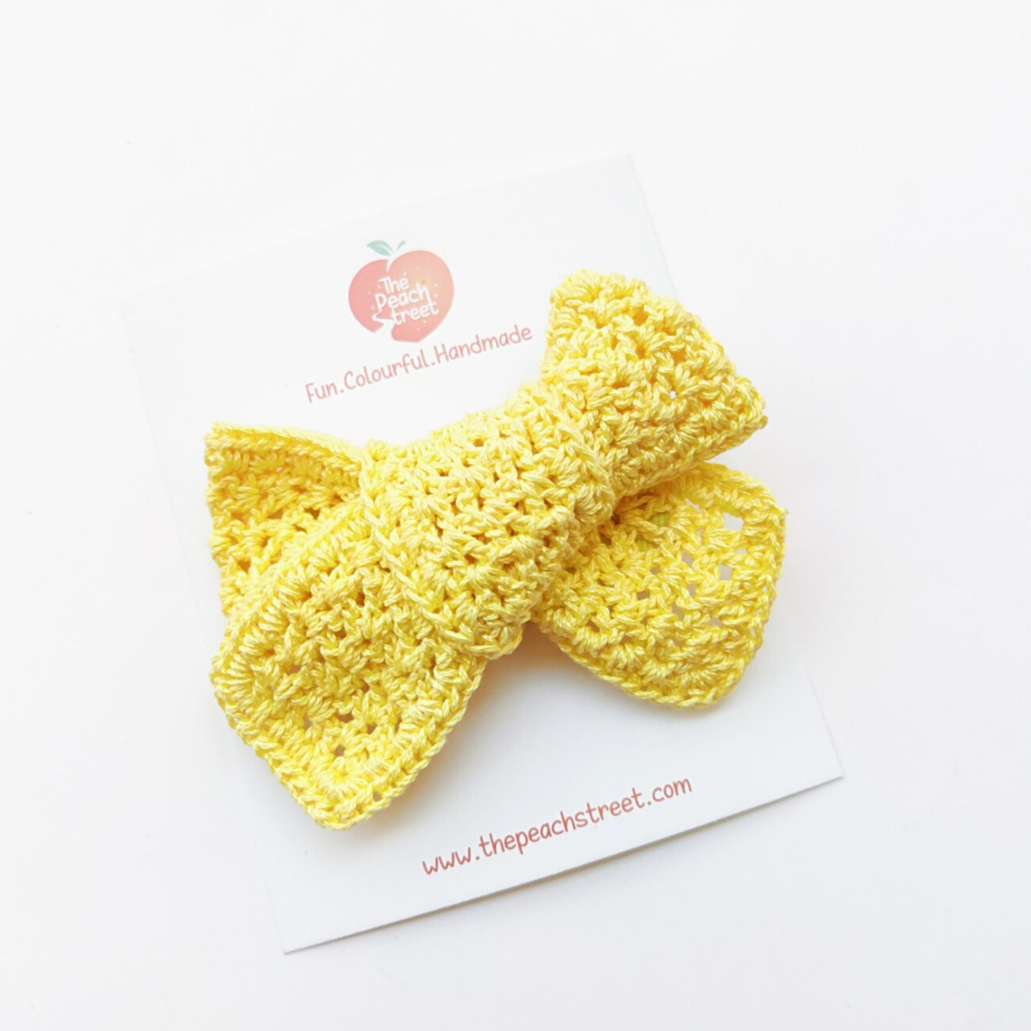 Hand Tied Crocheted Bows