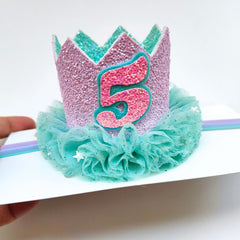 Birthday Crown-Colours of Mermaid
