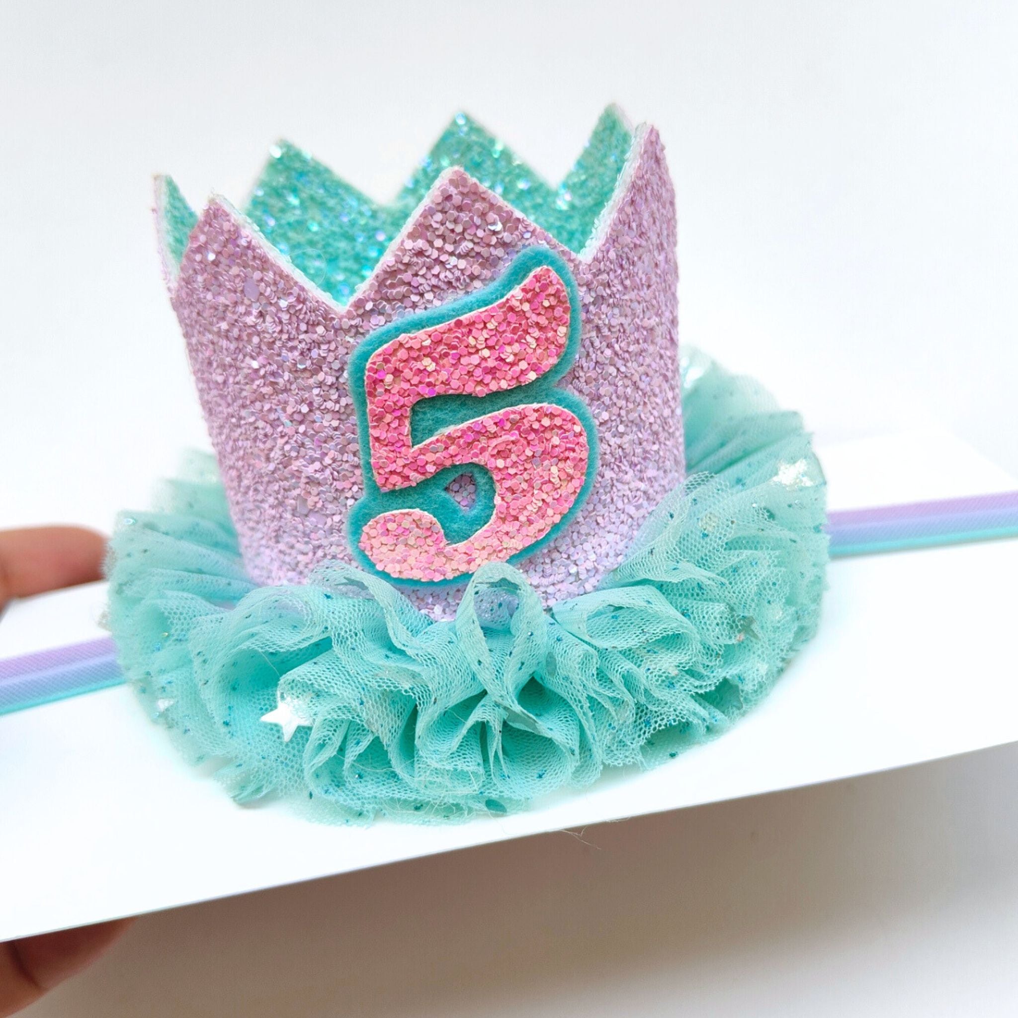 Birthday Crown-Colours of Mermaid