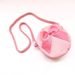 Starry Bow Bag in Coral Pink