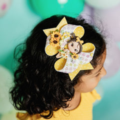 Sunflower Girl Bow