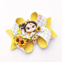 Sunflower Girl Bow